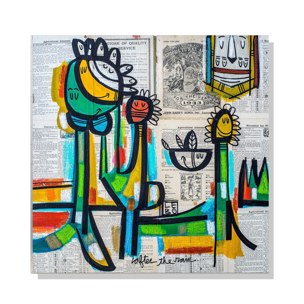 After The Rain - Lebo Steel Mineral Print